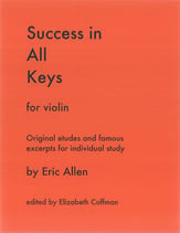 Success in All Keys Violin Method cover